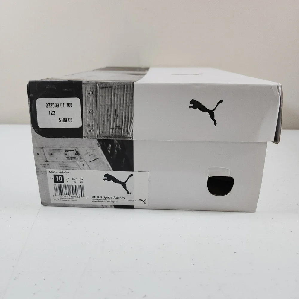 Puma RS-X Space Agency Nasa Sneakers Men's Size 10 2019 Silver Grey 372509-01 - Picture 14 of 16